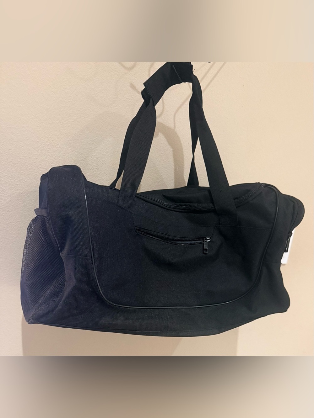 Black Weekender Duffel Bag